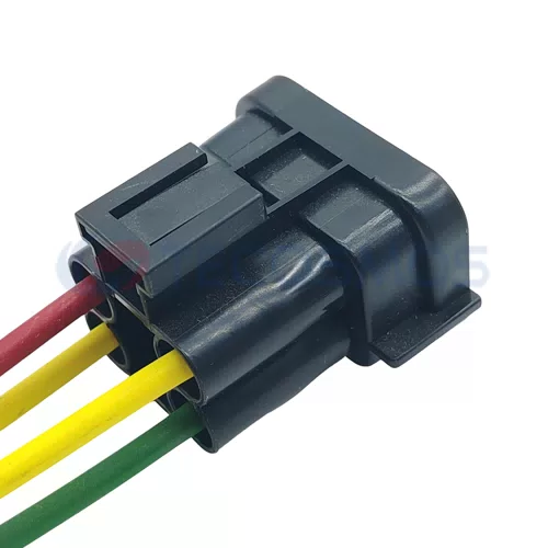 Waterproof Wire Connector Fan Cable Harness Automotive Enclosure Connector for Buick 4pin Male 344074-1 - image 4